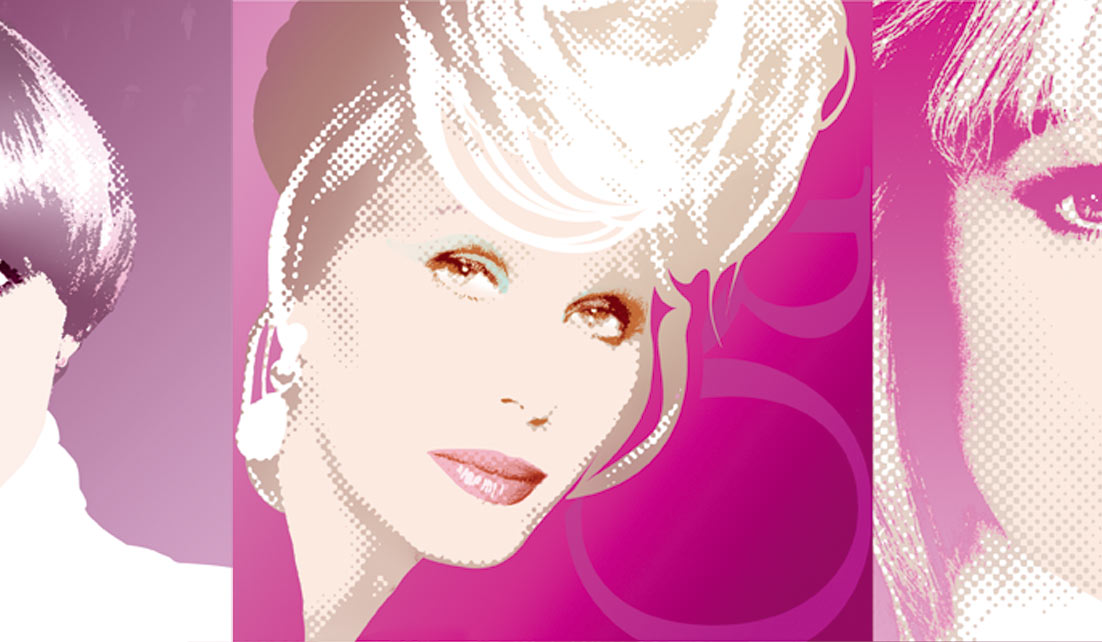 Portraits from actress Joanna Lumley's career.