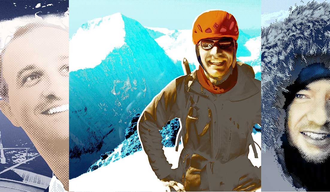 Compilation of extrem sports portraits.