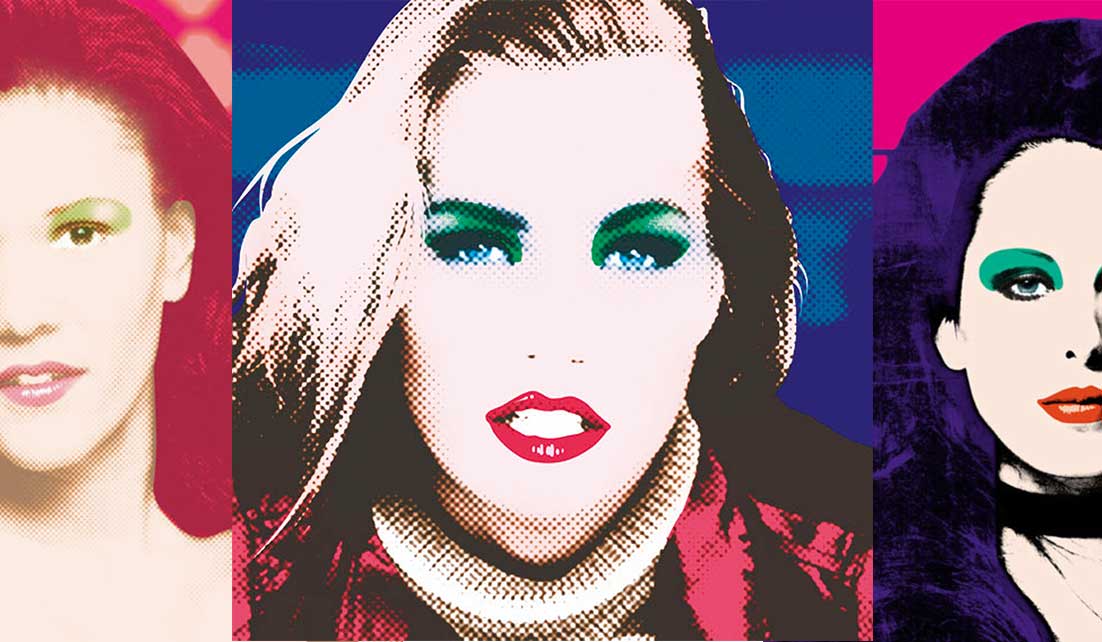 Compliation of portraits from fashion models.