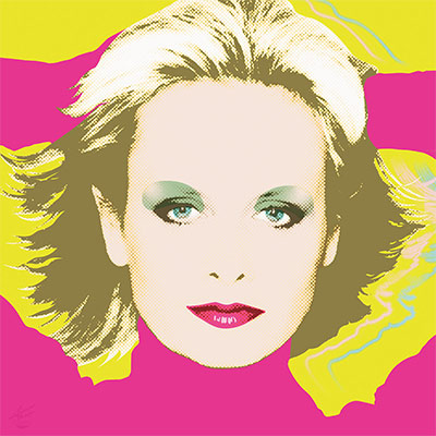 Twiggy, 60s model, actress icon.