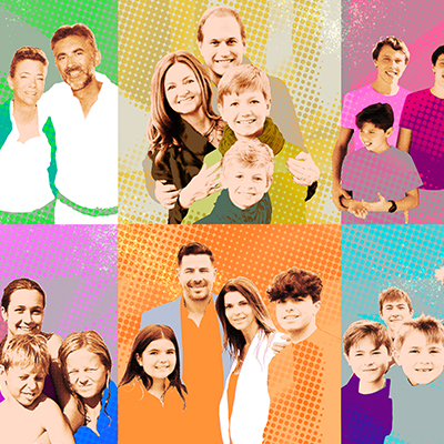 Six families, celebratory going away gift, thumbnail