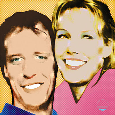 Young couple's first Anniversary